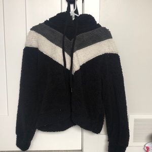 sherpa hoodie